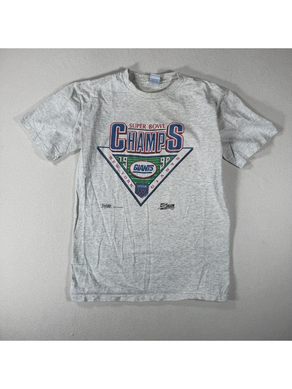 Vintage 1990 NY Giants Super Bowl XXV Champs Salem Sportwear